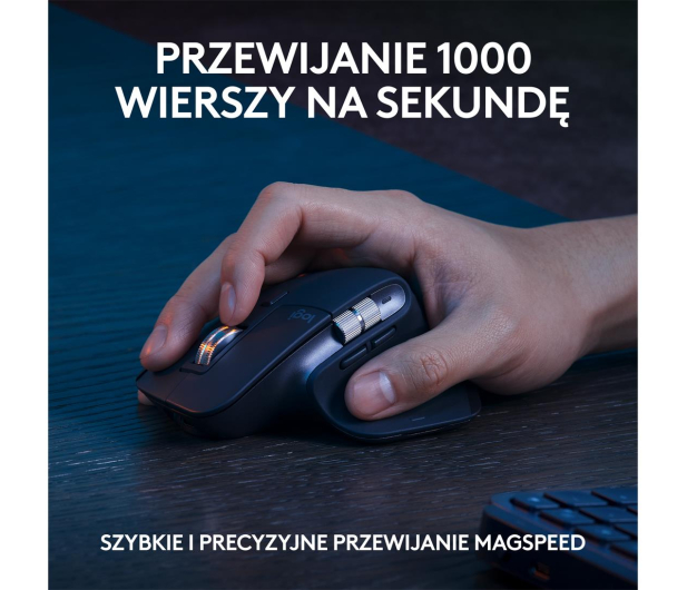 LOGITECH Klawiatura MX Keys S + mysz + podkładka Combo Graphite US 920-011614 - 1145878 - zdjęcie 10